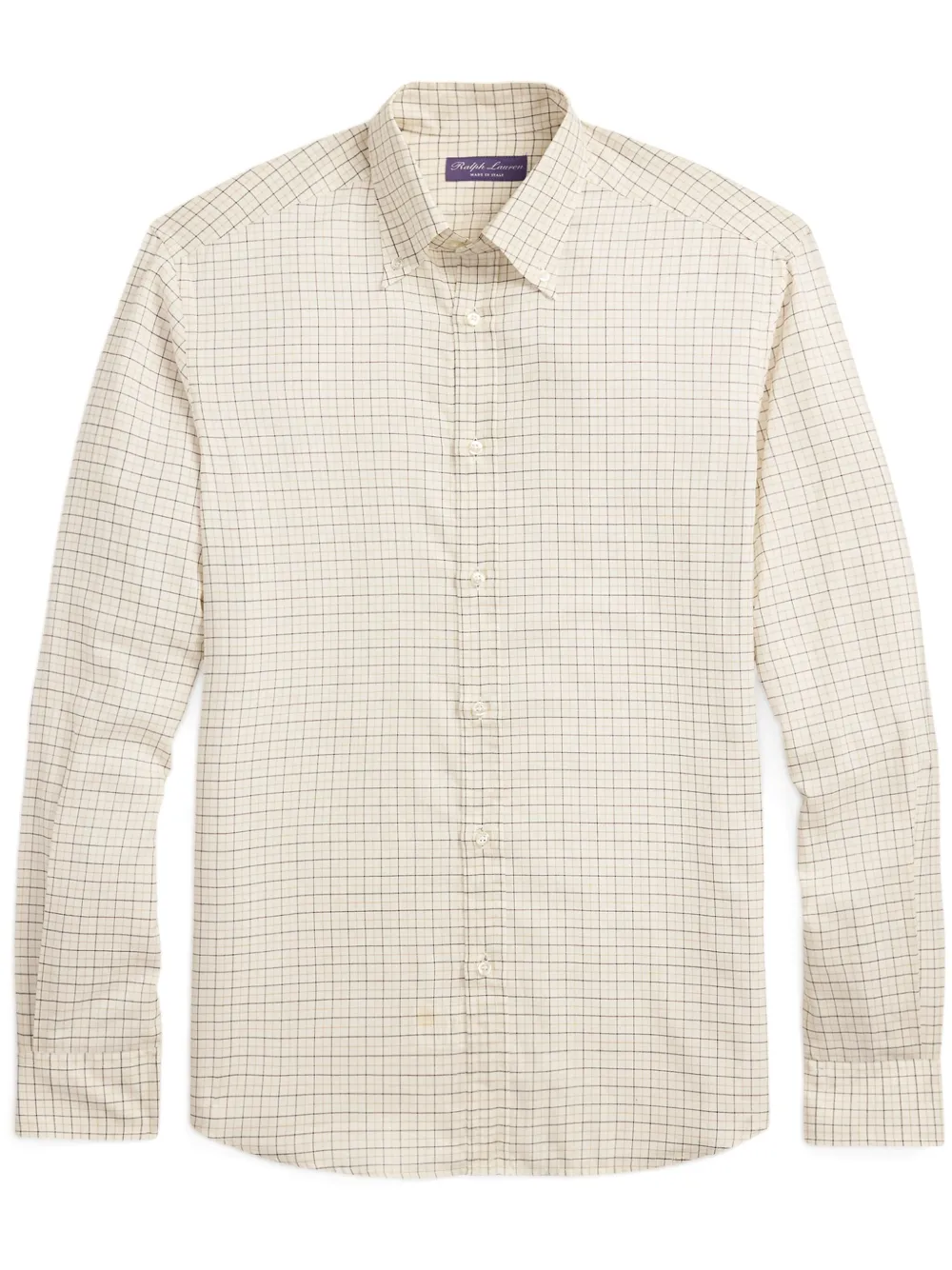 

Клетчатая рубашка Ralph Lauren Purple Label, нейтральный
