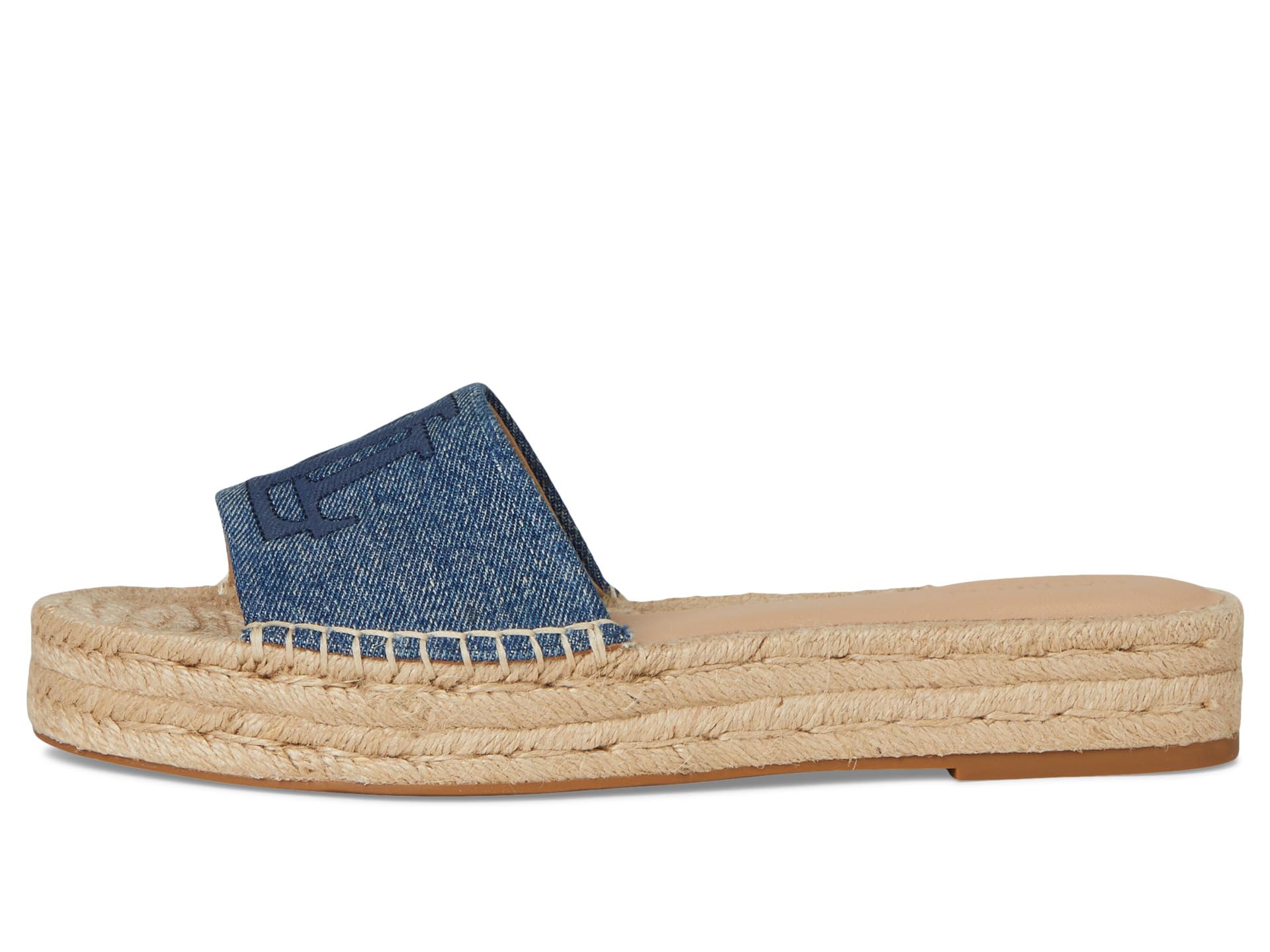 Сандалии Lauren Ralph Lauren Polly Washed Denim Espadrille, цвет Oxford Blue — фото 4