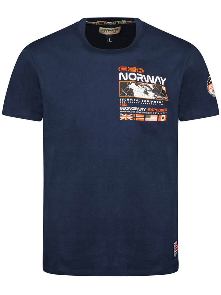 

Футболка Geographical Norway, темно-синий