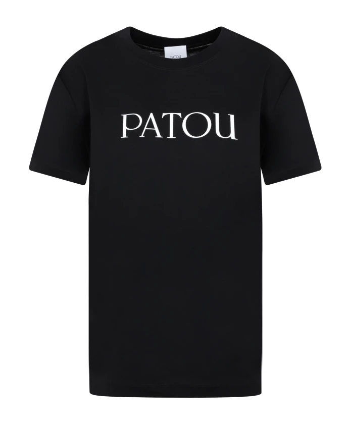 

Женская хлопковая футболка Iconic Patou, черный