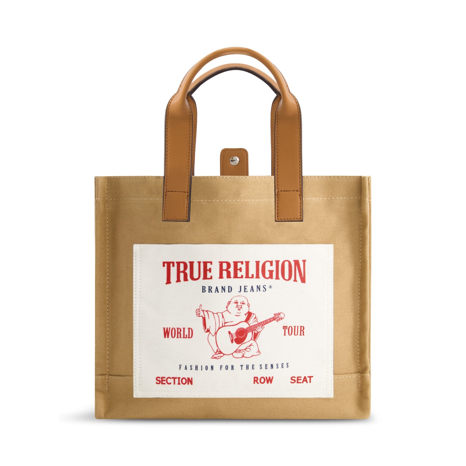 

Сумка-тоут среднего размера с карманом True Religion, цвет Tan