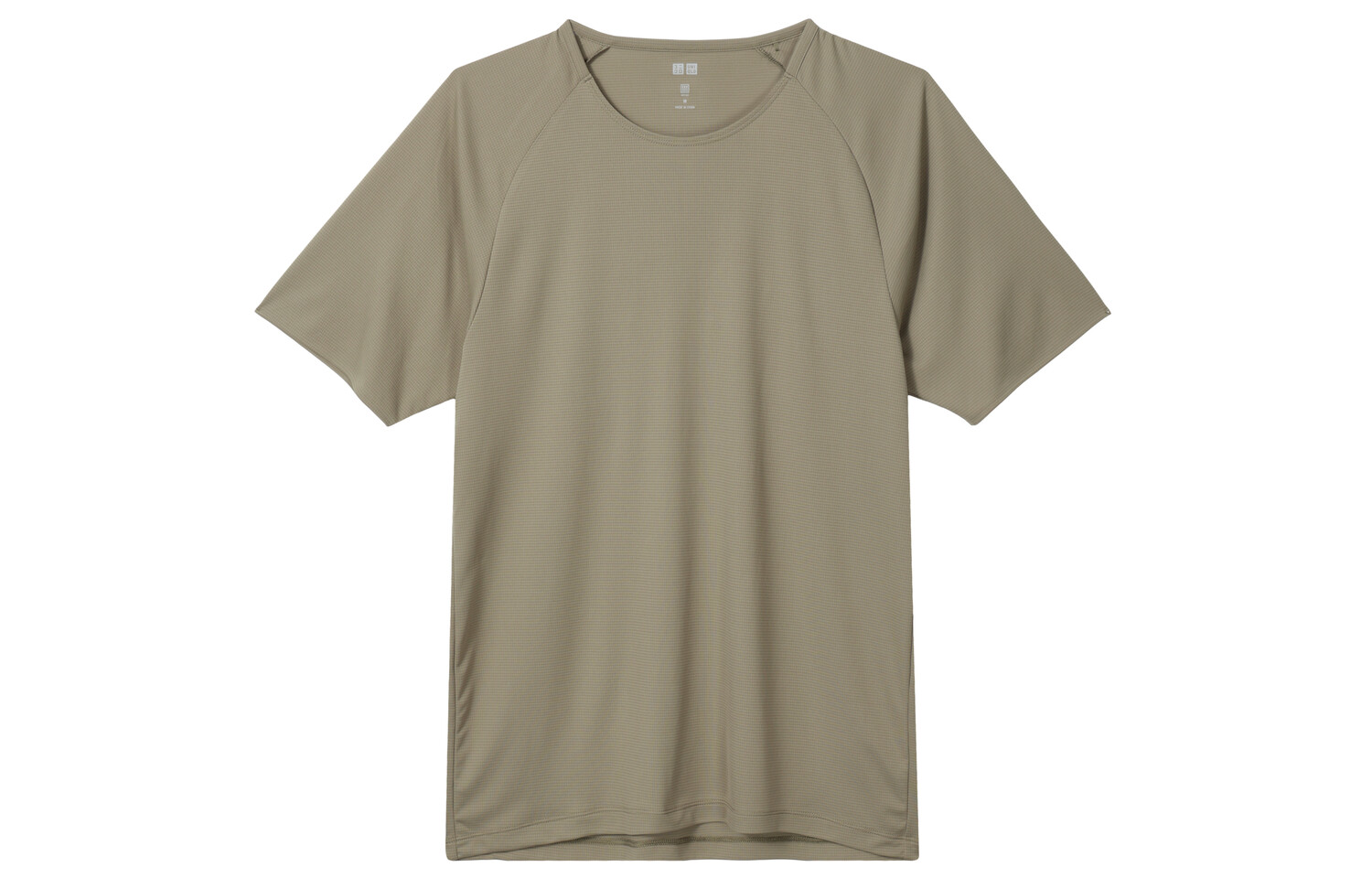 

Футболка унисекс оливковая Uniqlo, оливковый