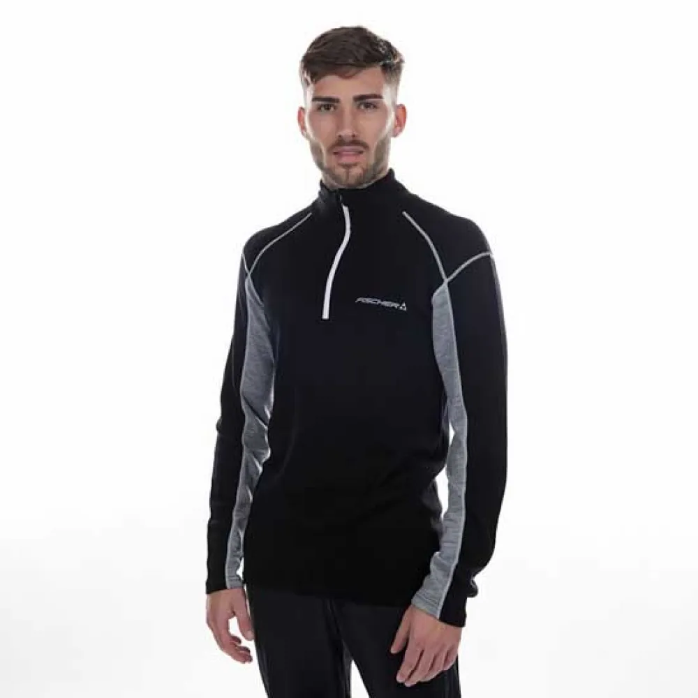 

Лонгслив Fischer Merino, черный