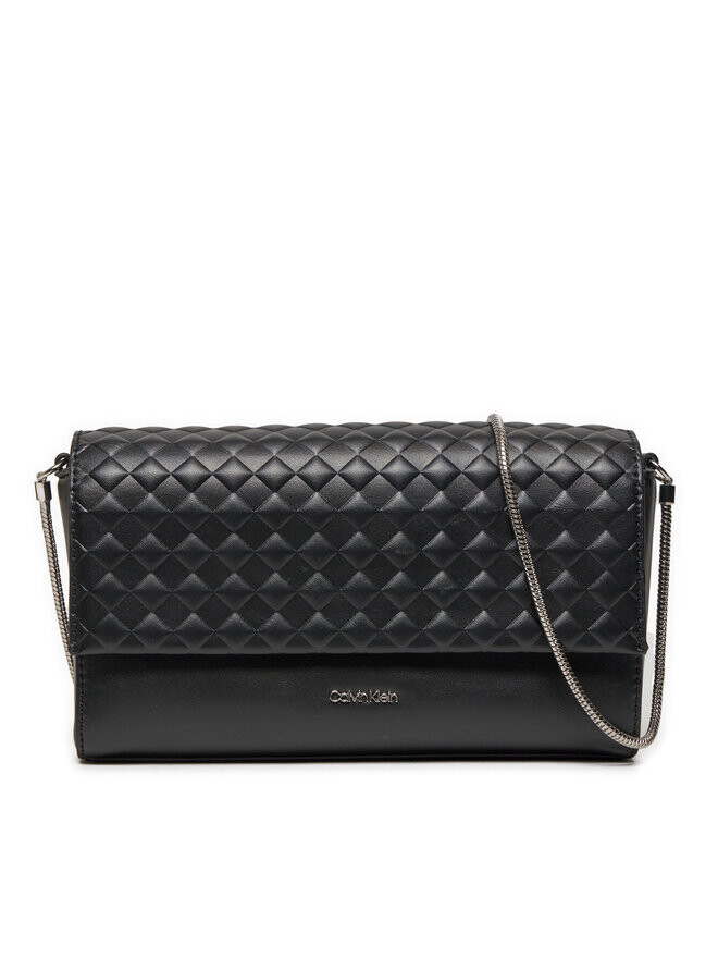 

Вечерняя сумка Calvin Mini Quilt Mini Crossbody Calvin Klein, черный