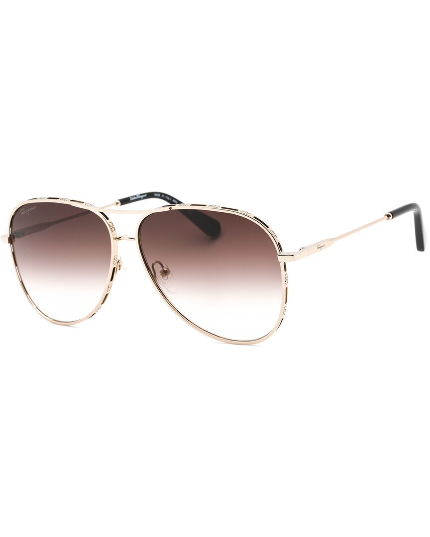 

Женские солнцезащитные очки Ferragamo SF268S 62 мм Salvatore Ferragamo, золото