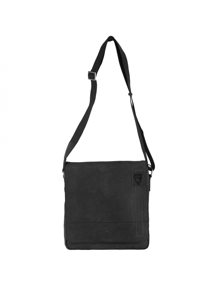 

Наплечная сумка Strellson Richmond Umhängetasche Leder 31 cm, черный