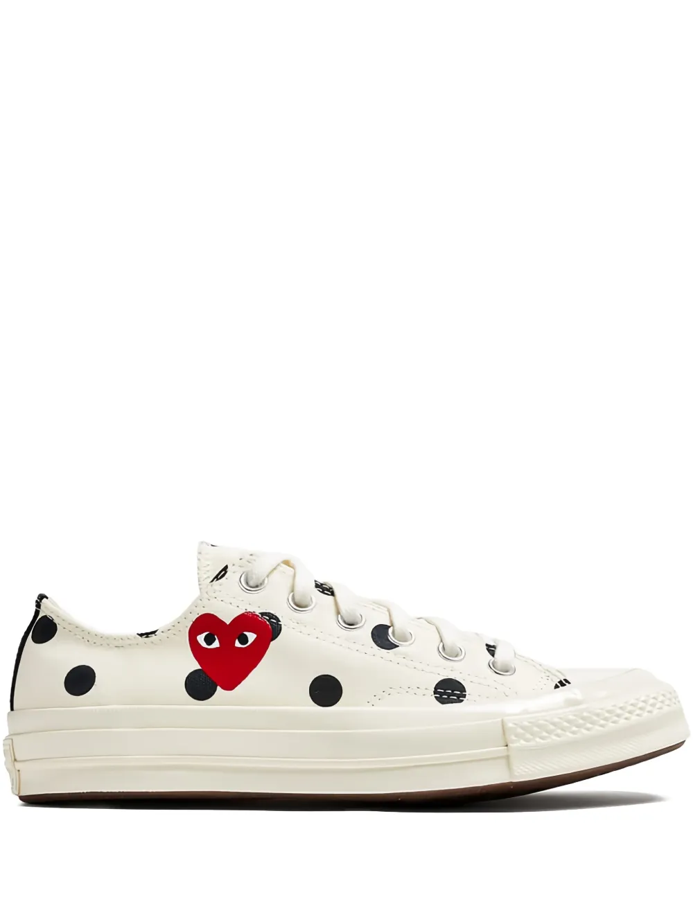 

Кеды Chuck Taylor 70 в горох Comme Des Garçons Play X Converse, белый