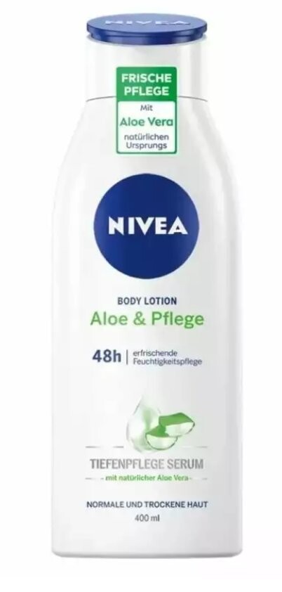

Nivea, Aloe&Pflege, Лосьон для тела с алоэ, 400мл