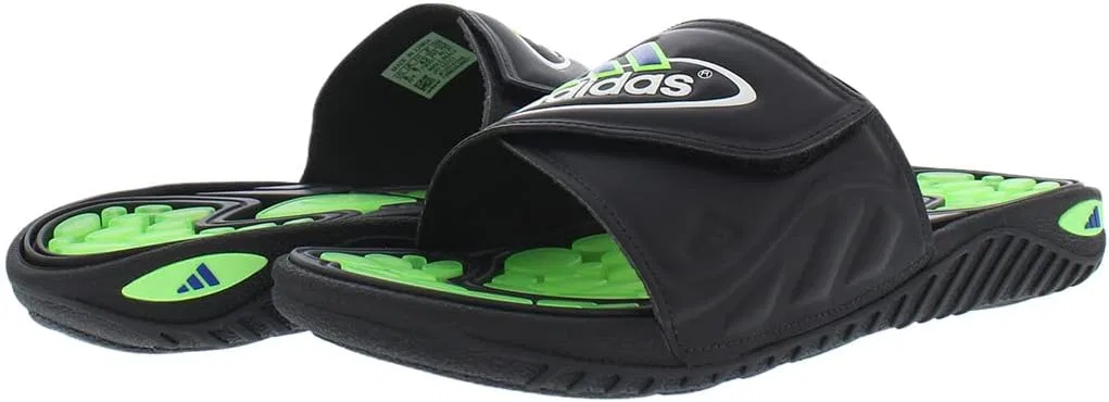 Спортивные сандалии adidas, черный/зеленый/черный — фото 3