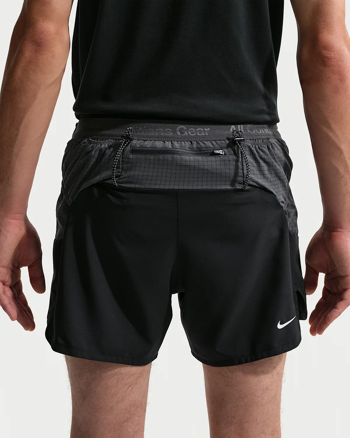Мужские шорты Nike ACG "Second Sunrise" Dri-FIT ADV 5" с вкладышем, Black/Anthracite/Summit White — фото 3