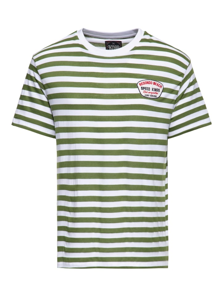 

Футболка King Kerosin Redondo Beach - Speed Kings в зеленом цвете King Kerosin, Зеленый, Футболка King Kerosin Redondo Beach - Speed Kings в зеленом цвете King Kerosin