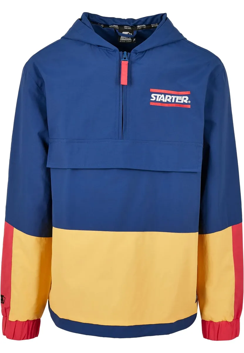 

Всепогодная куртка Starter Black Label "Start Black Label Men's Starter Multicolored Logo Windbreaker" (1 шт.), с капюшоном, красный