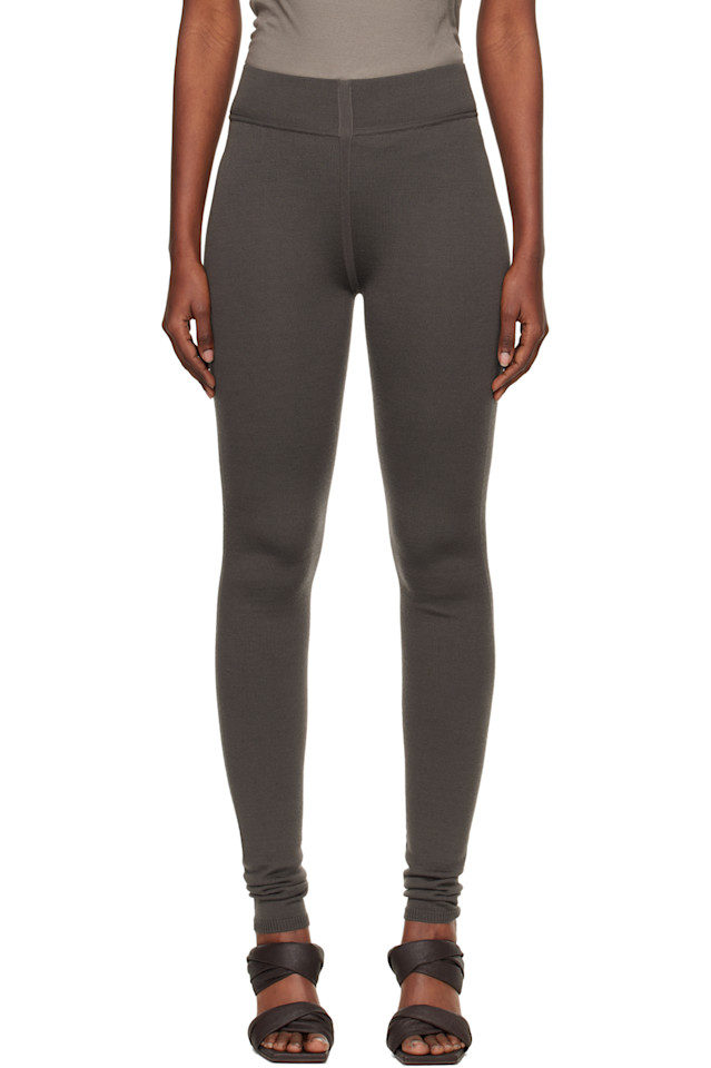 

Rick Owens Серые леггинсы Concordian для подиума