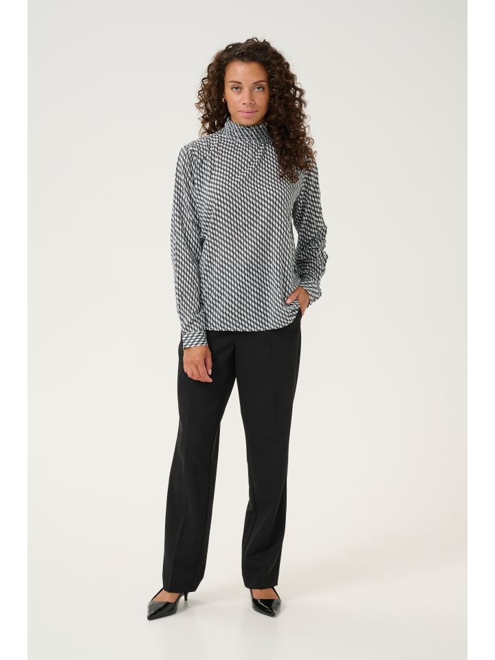 

Блузка Kaffe, цвет grey_celestialblue wavy print