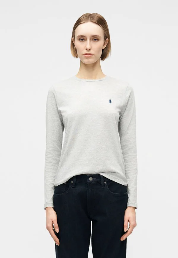 Топ с длинными рукавами Polo Ralph Lauren, Cobblestone Heather