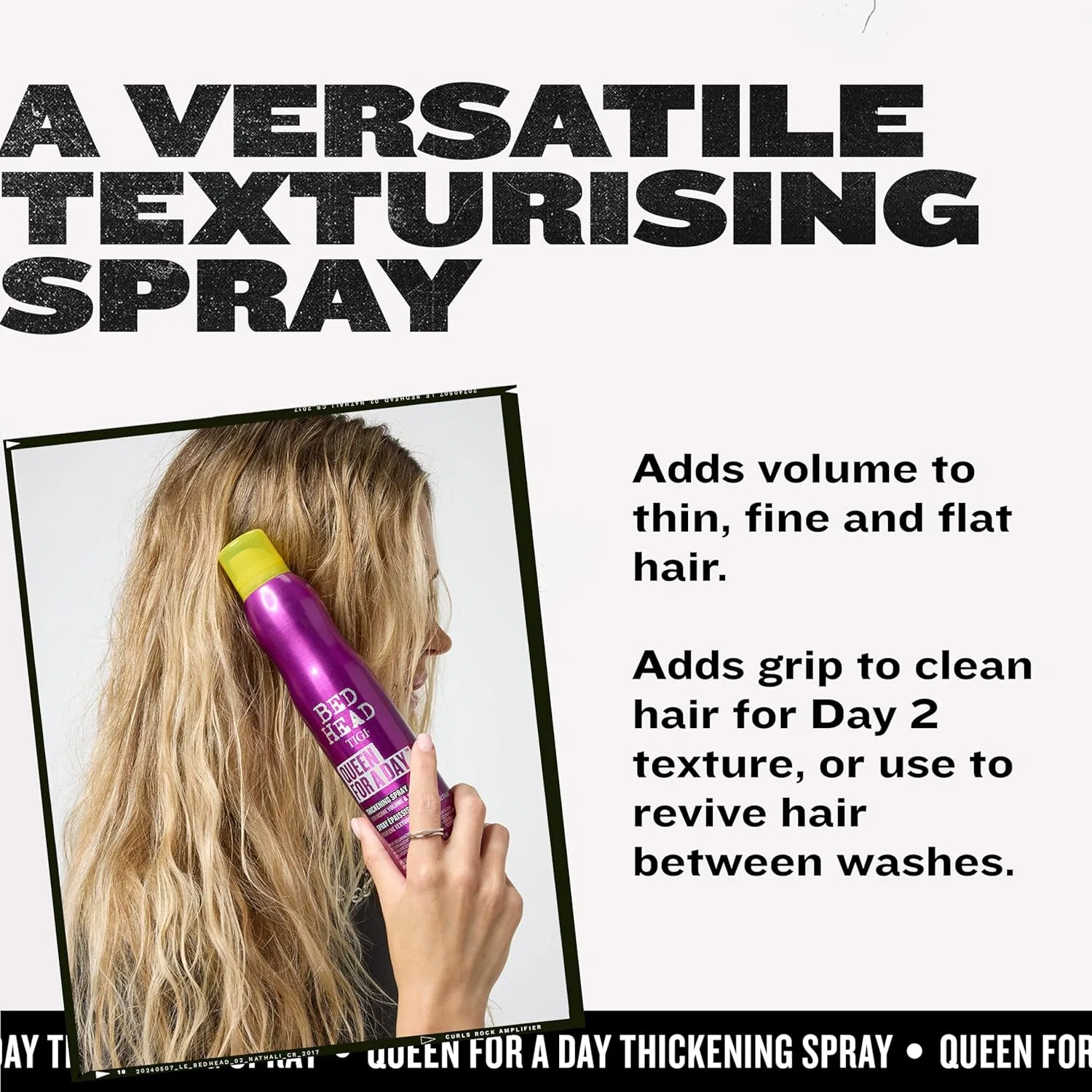Спрей для объема волос «Queen For a Day Thickening Hair Volume Spray» от TIGI Bed Head Bed Head — фото 4