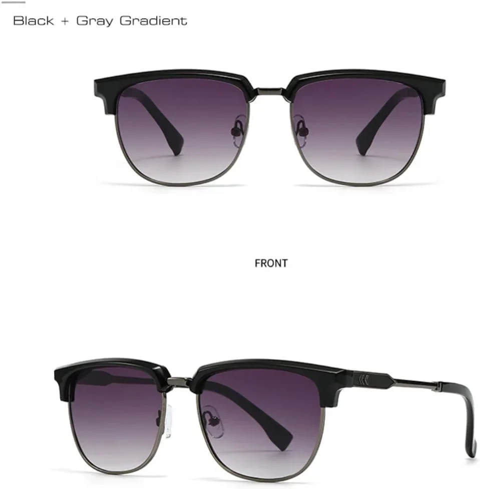 

Солнцезащитные очки с защитой UV400 | Круглая оправа, серый градиент | Для женщин и мужчин, для занятий спортом на открытом воздухе и вождения DSVIGF, C3 Tea Tea