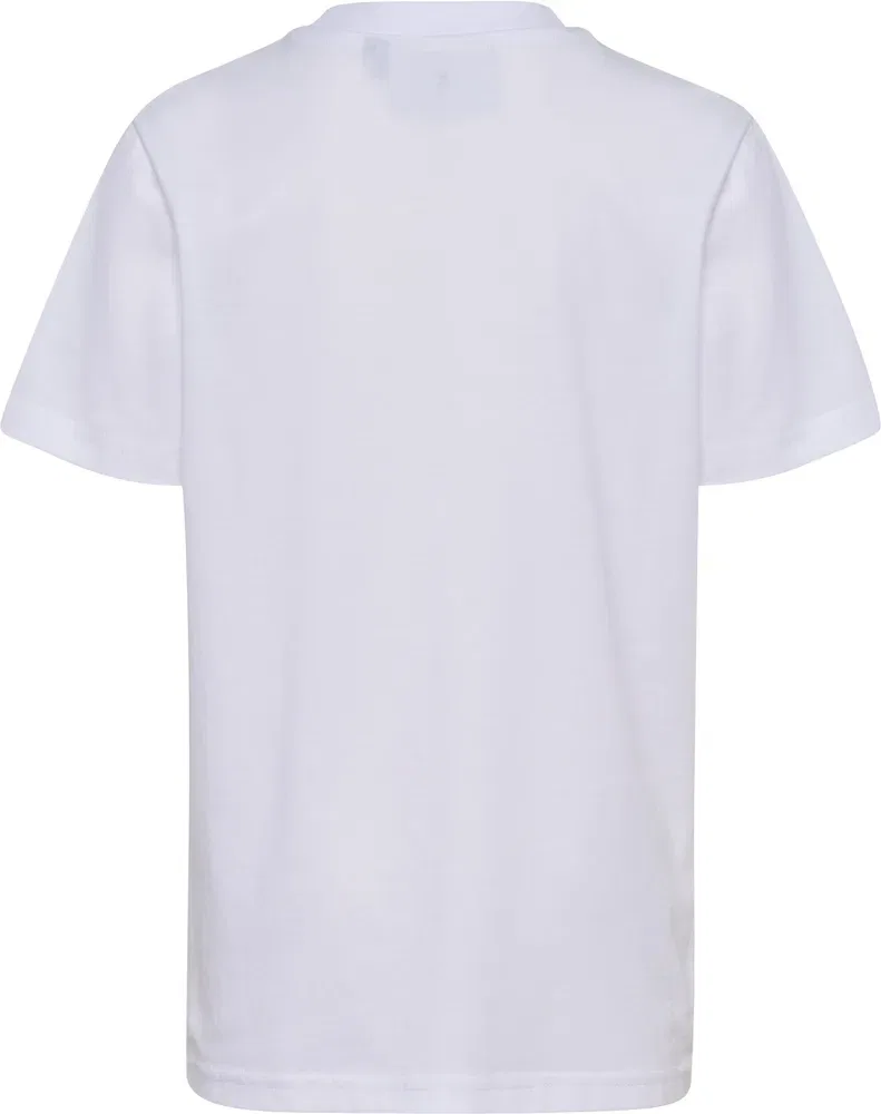 Футболка детская Base T-Shirt S/S Hummel, белый — фото 2