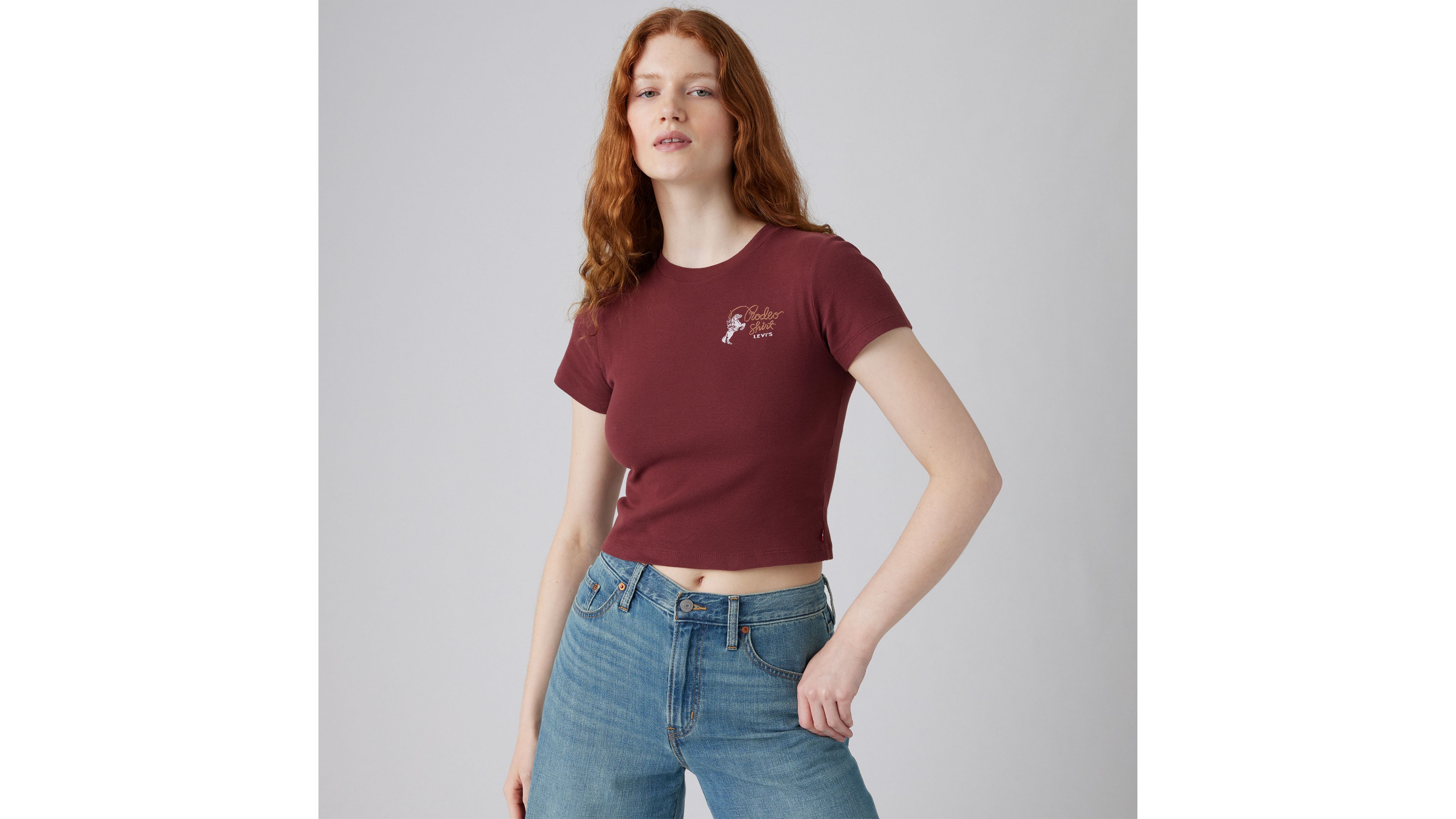 

Футболка с графическим принтом Essential Sporty Levi's, Chocolate Truffle - Red