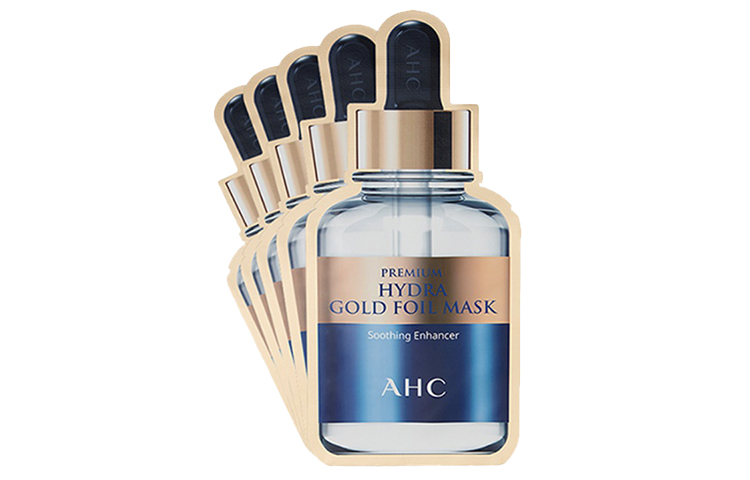 Маска для лица A.H.C — Gold Tin Foil с эффектом осветления, подтяжки, увлажнения и питания, /упаковка — фото 2