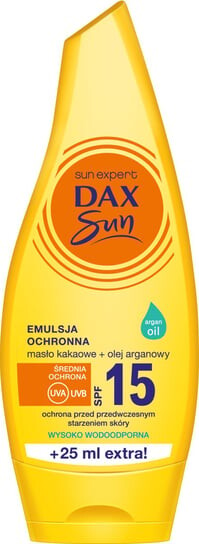 

Солнцезащитная эмульсия с маслом какао и аргановым маслом, SPF 15, 175 мл Dax Sun