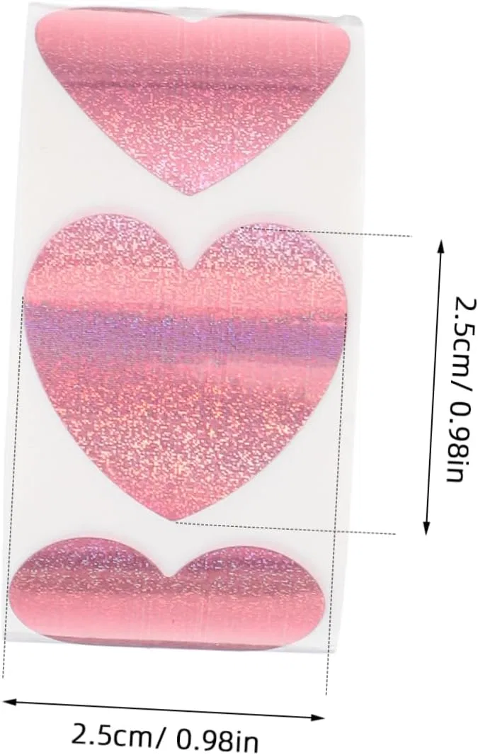 Наклейки для тела FOMIYES с сердечками для загара, 500 шт — фото 2