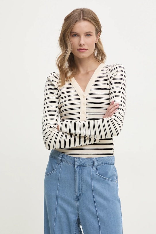 

Лонгслив Dkny, бежевый