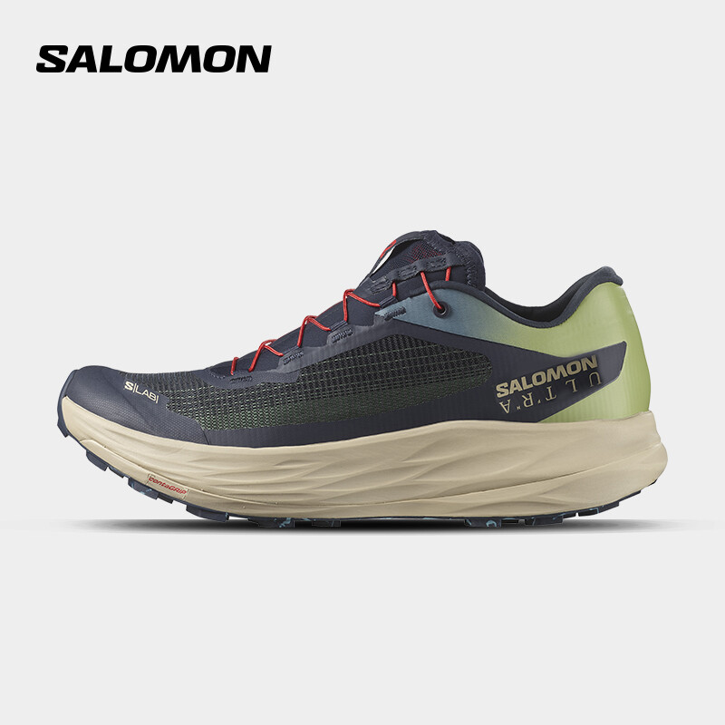 

Кроссовки беговые Salomon Outdoor Ultra вездеходные, серый / зеленый