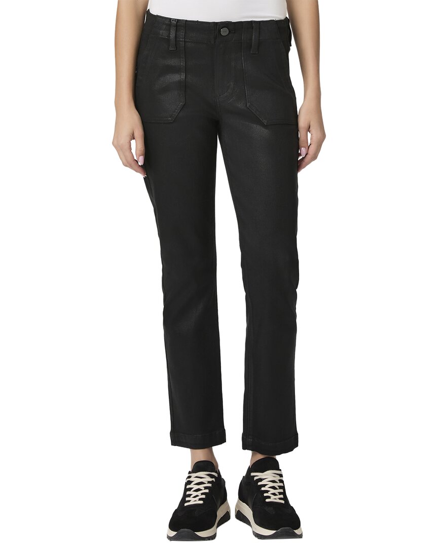 

Джинсы-джоггеры прямого кроя PAIGE Mayslie черный Fog Luxe Coating Paige, черный