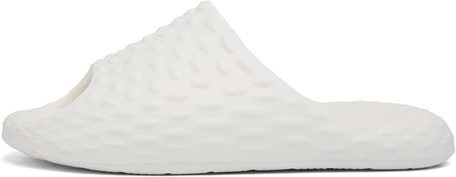 

Летние домашние мужские и женские тапочки для душа с противоскользящей подошвой, легкие и водонепроницаемые Generic, белый