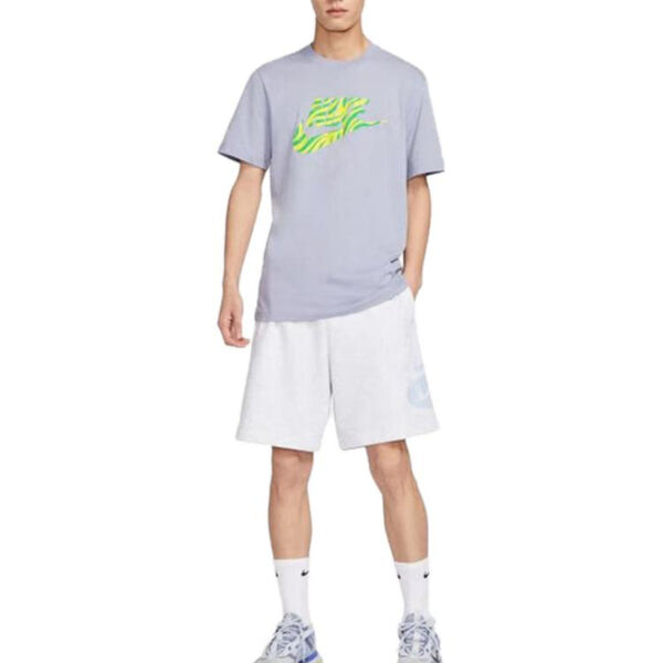 Футболка Nike Sportswear T-Shirt 'Grey', серый — фото 3