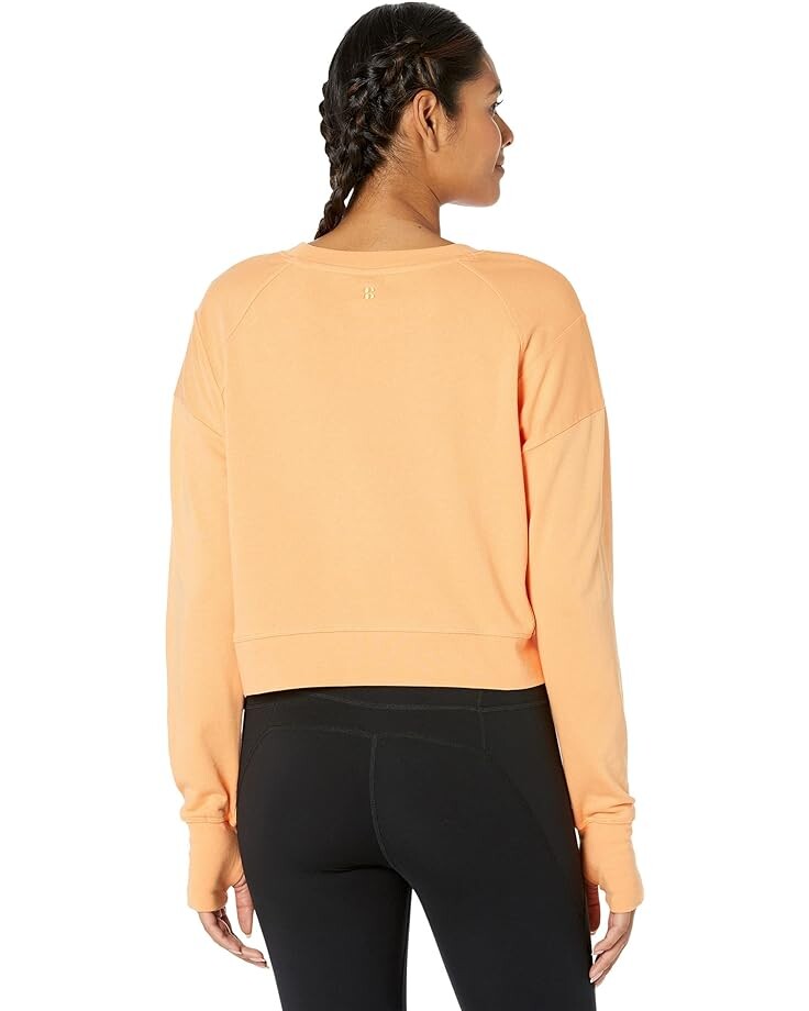 

Толстовка Sweaty Betty After Class Crop Sweatshirt, цвет Spring Orange