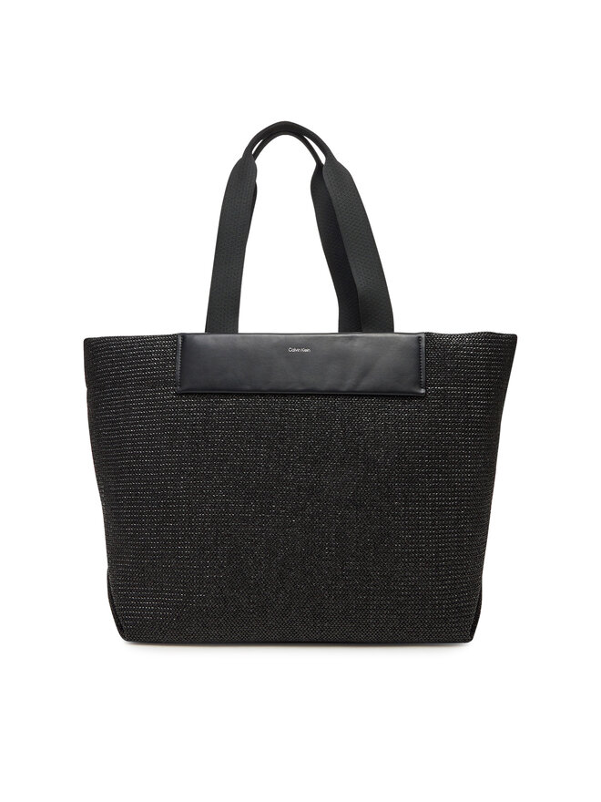 

Сумка Ck Raffia Large Shopper K60K613025 Calvin Klein, черный