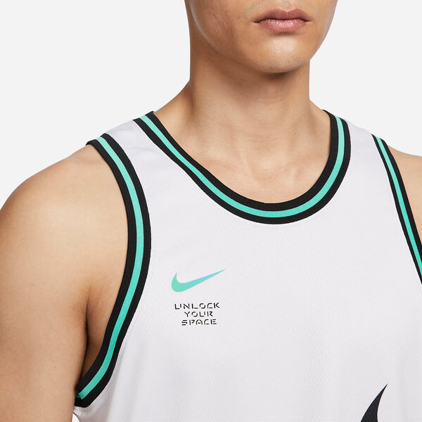 Майки ДНК разблокируют вашу космическую баскетбольную майку Nike, белый — фото 2