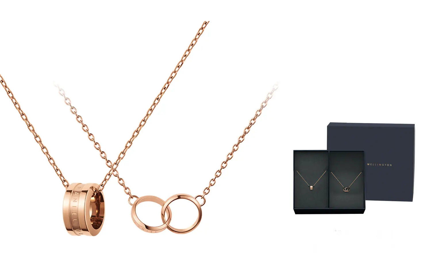 

DW/DanielWellington Кулон Daniel Wellington Alloy унисекс Rose Gold & Rose Gold