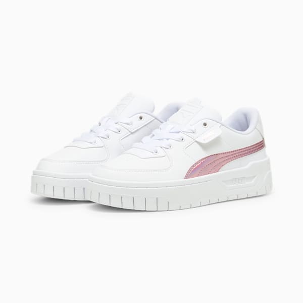 Кроссовки для больших детей Cali Dream Iridescent Puma, белый — фото 4