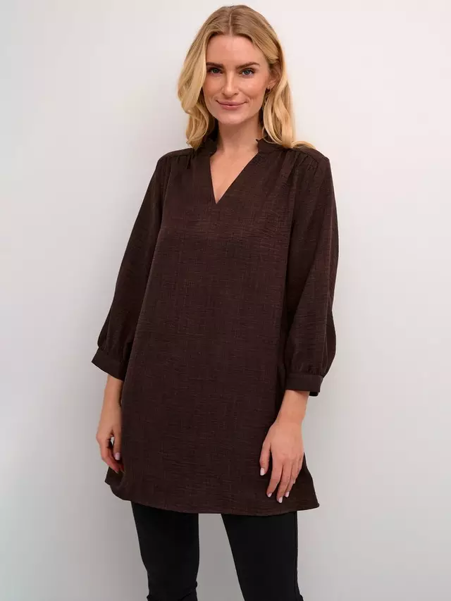 

Топ KAFFE Ellen Tunic, цвет java