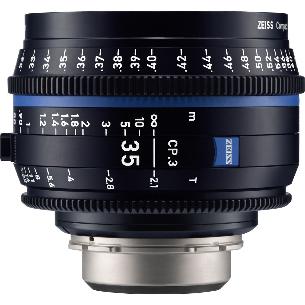 

Компактный фиксированный объектив ZEISS CP.3 35 мм T2.1 (крепление Canon EF, ножки)