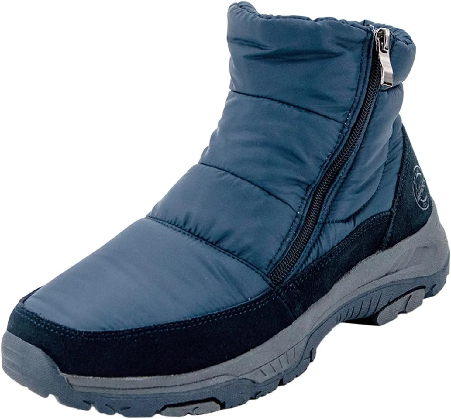 Мужские ботинки Мужские ботинки 2025 Снежные ботинки для зимы Обувь Casua Ankle Botas Mujer Теплые зимние ботинки Женские рабочие ботинки Generic, Blue