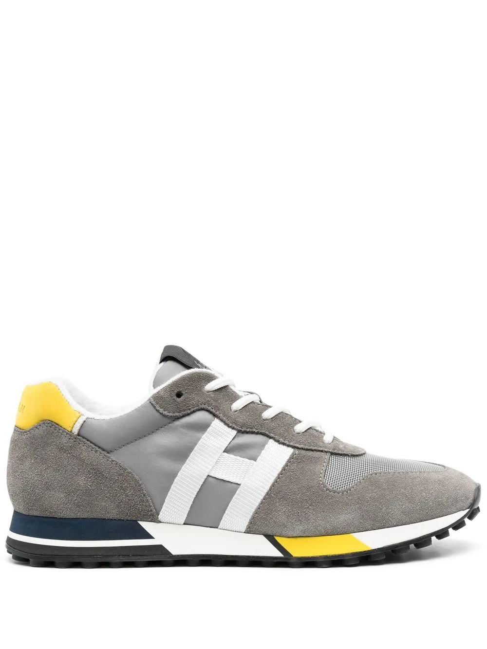 

Кроссовки со вставками Hogan, серый