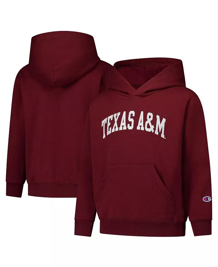 

Толстовка с капюшоном A & M Aggies Basic Arch для больших мальчиков и девочек Maroon Texas Champion