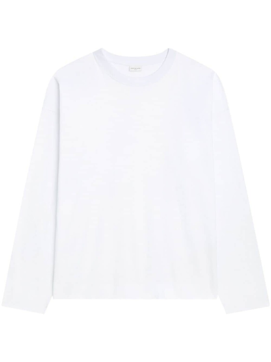 

Футболка с приспущенными плечами DRIES VAN NOTEN, белый
