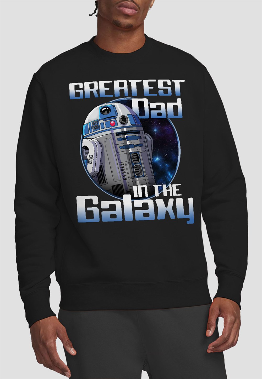 

Толстовка STAR WARS FATHER S DAY GREATEST DAD IN THE GALAXY Star Wars, черный