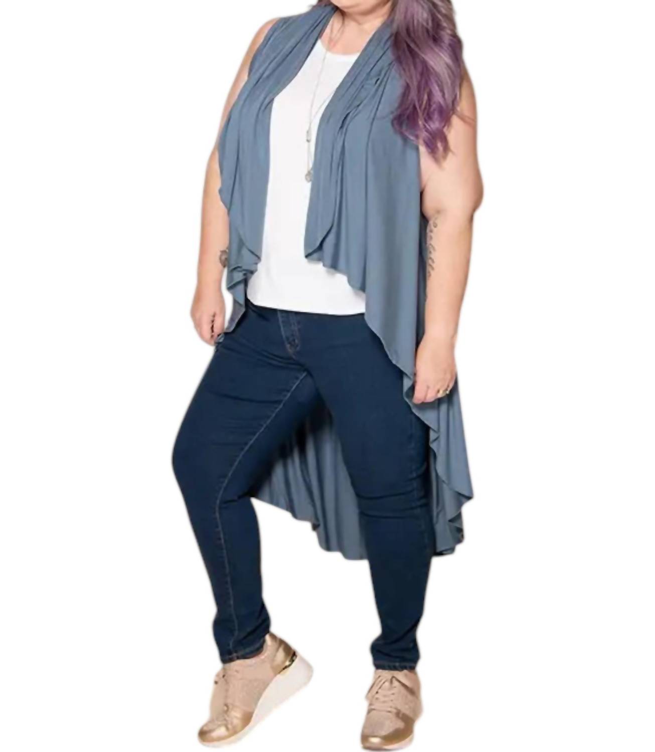 

Футболка женская SHAWL DAWLS, цвет slate