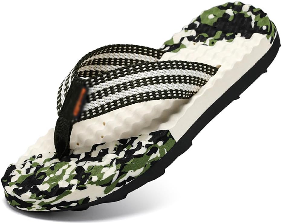 

Мужские шлепанцы BYDZKJ, противоскользящие, для улицы, модные пляжные туфли для мужчин, мягкая и удобная верхняя часть с ремешком, противоскользящие, для ног, для дома и улицы, зеленый