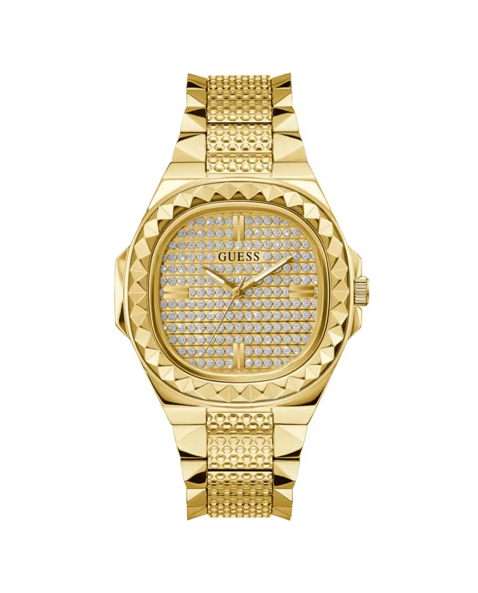 

Мужские часы Rebel GW0622G1 со стальным и золотым ремешком Guess, золотой