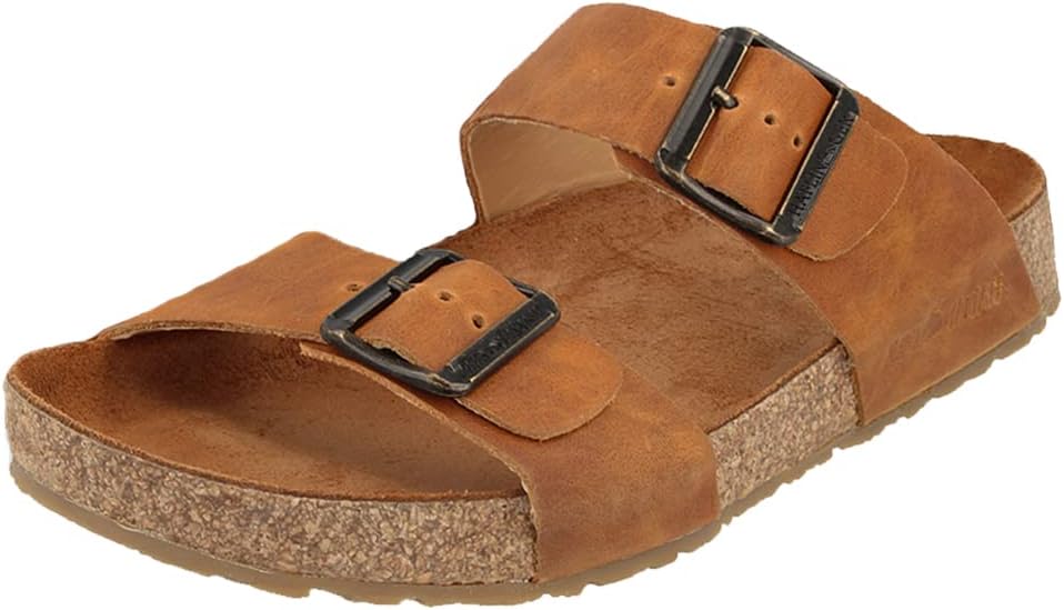 

HAFLINGER Andrea Elegant кожаные сандалии с резиновой подошвой и корковой латексной стелькой Unisex, Skimo