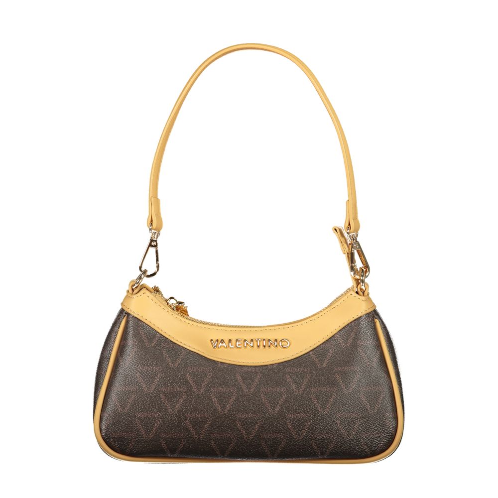 

Коричневая полиэтиленовая сумка Valentino Bags
