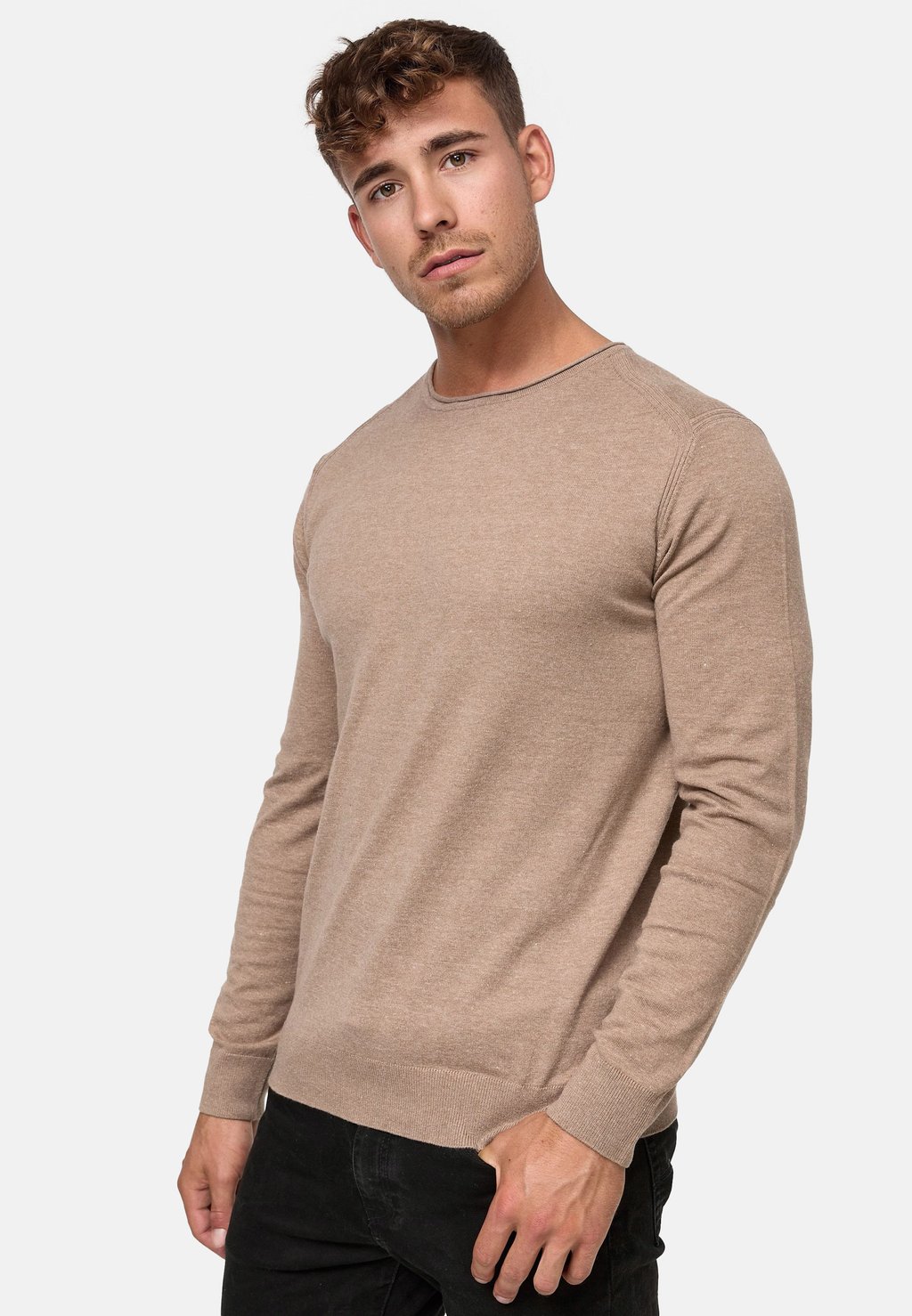 

Джемпер GAMAL INDICODE JEANS, бежевый