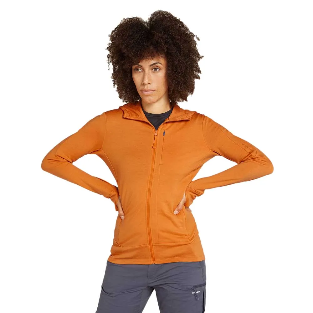 

Толстовка Icebreaker Merino 260 Quantum IV full zip, оранжевый